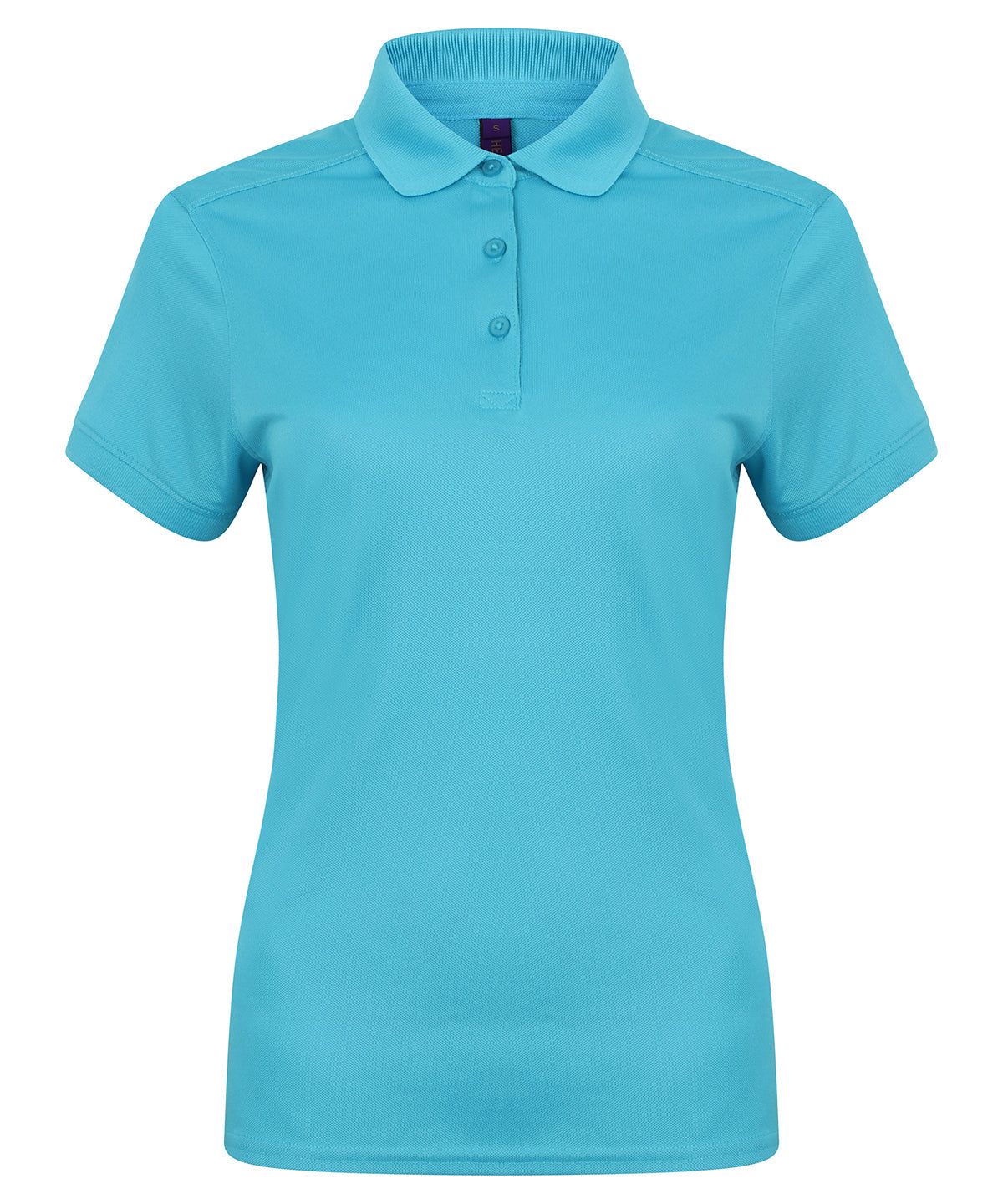 Women's stretch polo shirt with wicking finish (slim fit)