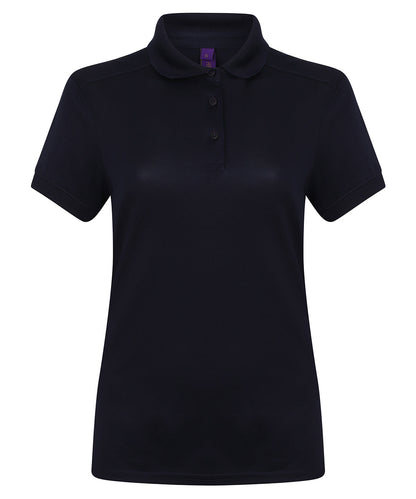 Women's stretch polo shirt with wicking finish (slim fit)