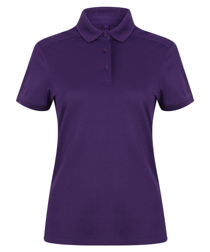Women's stretch polo shirt with wicking finish (slim fit)